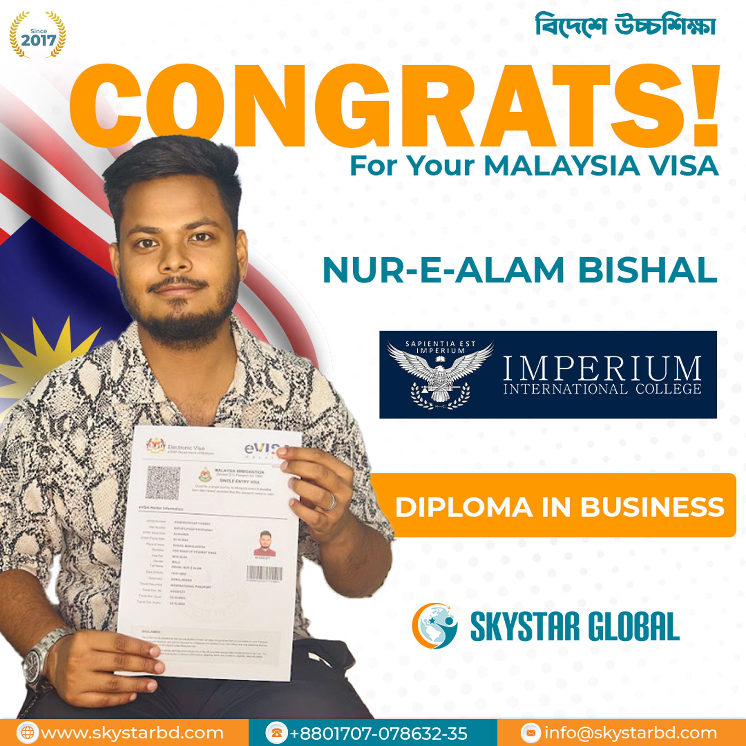 VISA-SUCCESS-Malaysia-Bishal