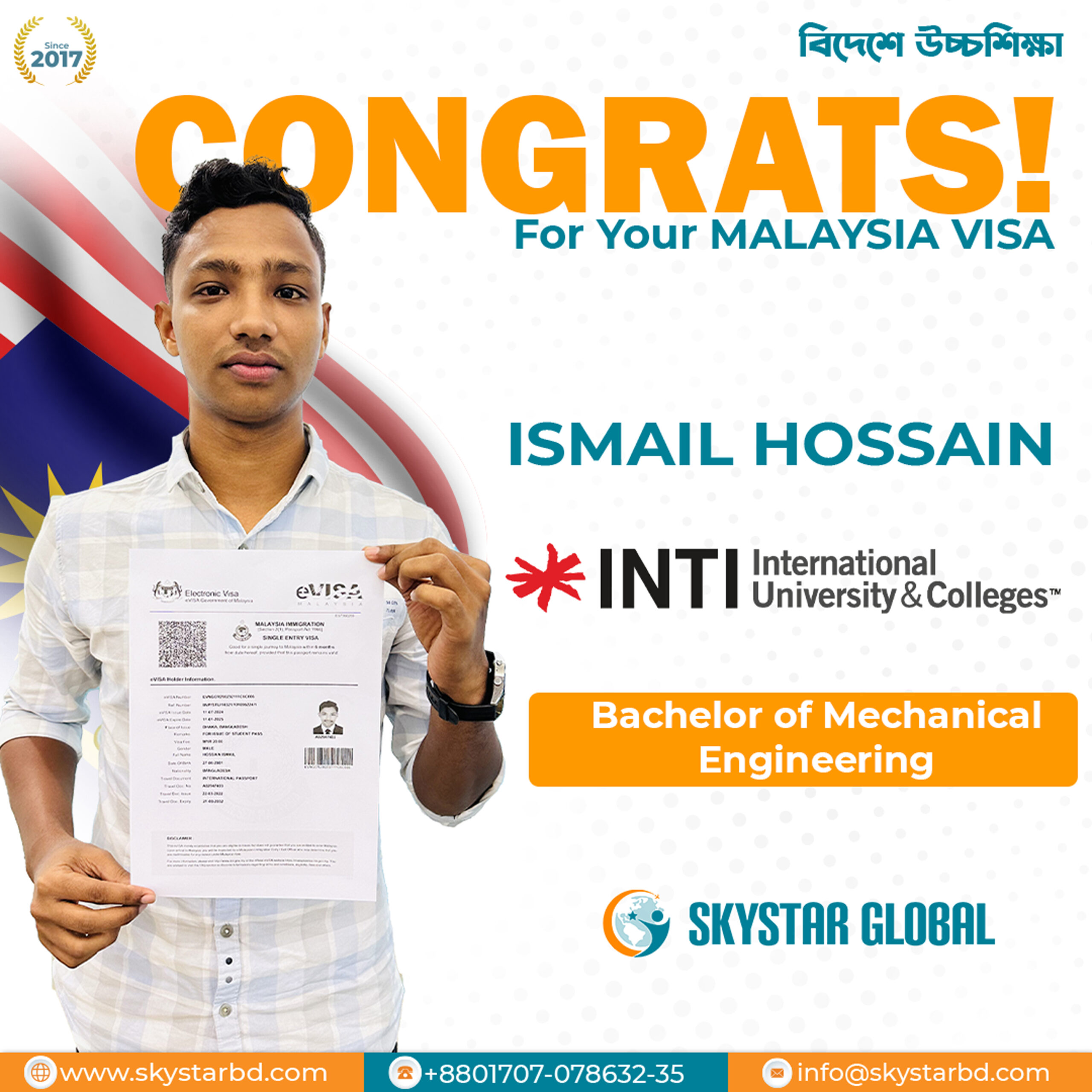 VISA-SUCCESS-Malaysia-Ismail