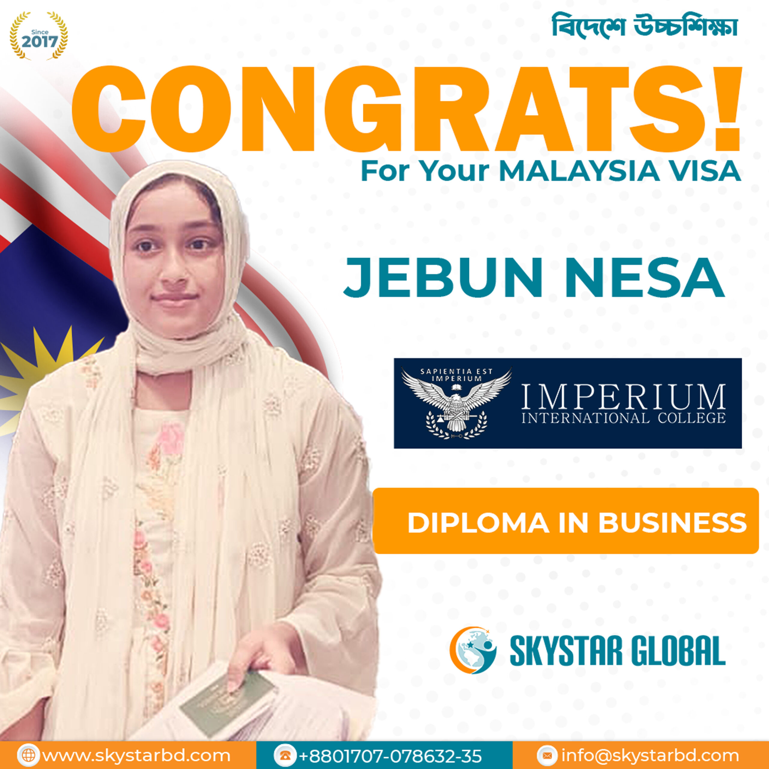 VISA-SUCCESS-Malaysia-JEBUN-NESA