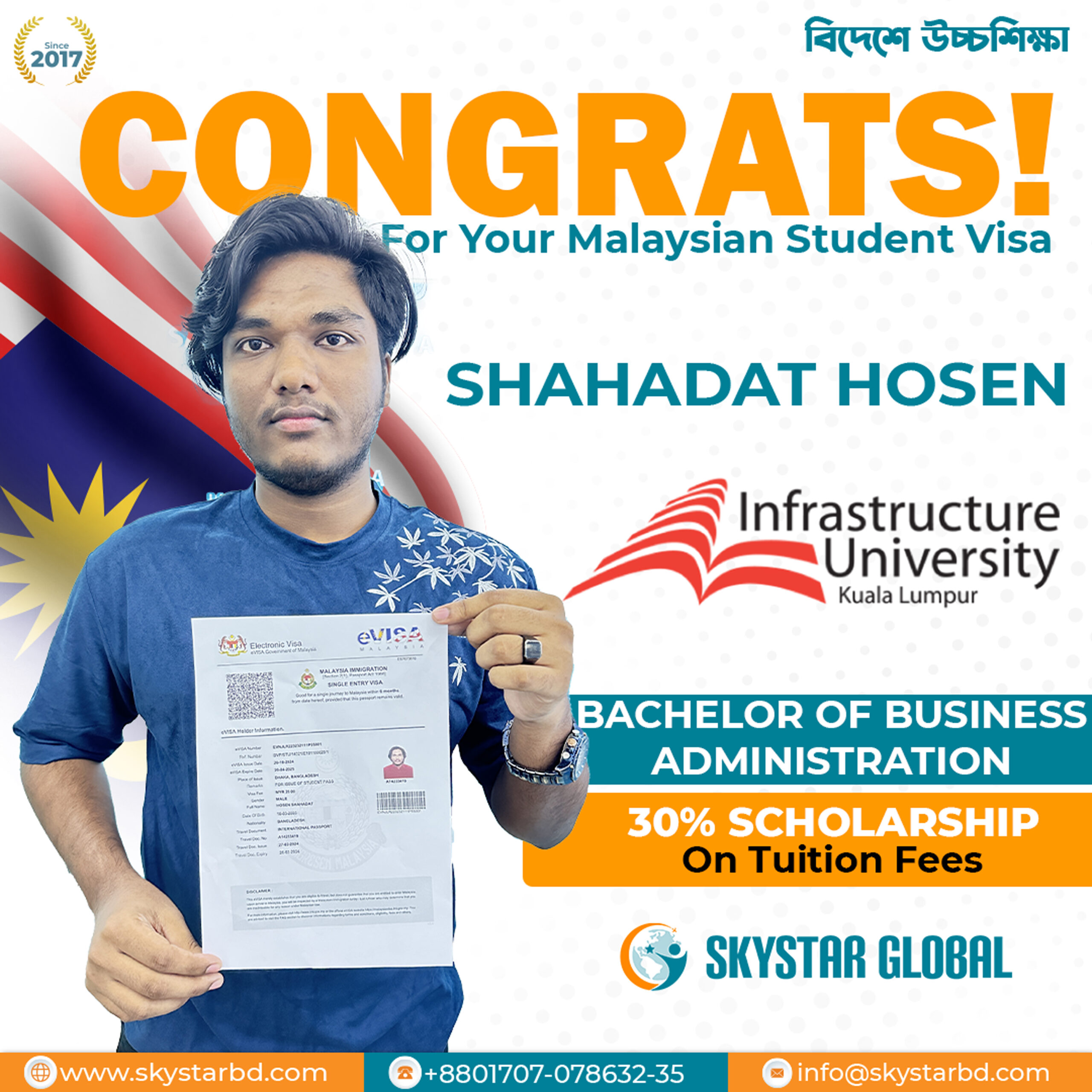 VISA-SUCCESS-Malaysia-SHAHADAT-HOSEN